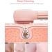 Premium IPX7 Waterproof Facial Cleansing Brush - Rechargeable Silicone Face Scrubber with Heat & Cold Massage for Men & Women | Pink - Buy Online on GoSupps.com