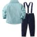 Volunboy Baby Boys Gentleman Suit 4PCS Outfit 12-18 Months - Pure Green - Buy Online on GoSupps.com