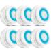 Compatible Replacement Cleansing Brush Heads,Facial Brush Head Replacements with Sensitive, Compatible with Acne Cleanse Brush Head, Exfoliating Brush Head (6 PCS Blue)