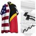 Shop American & Saint Kitts Nevis Flag Barber Cape | Adjustable Hair Cutting Salon Apron for Adults - Buy Online on GoSupps.com