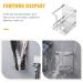 IPetBoom 2-Pack Razor Hooker Electrorasiser Holder - Rustproof Metal Wall Organizer for Electric Shaver & Razor - Buy Online on GoSupps.com