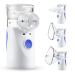 Nebulizer Machine for Adults and Kids, Portable Nebulizer of Cool Mist, Handheld Mesh Nebulizer, Steam Inhaler for Travel or Home Daily Use Blue