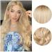EUPSIIU Long Blonde Wave Wigs - Synthetic Full Hair Curly Wigs for Women, Ideal for Cosplay, Parties, and Daily Use - Buy Online on GoSupps.com