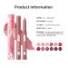 Erinde 3PCS Matte Lipstick & Lip Liner Set - Waterproof Long-Lasting Crayon Makeup Warm Red Brown Shades #07 #08 #09 - Buy Online on GoSupps.com