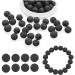Silicone pearls baby 12mm silicone pearls pacifier clip chain pendant baby bite ring accessories necklace kits girl necklace accessories chains necklace cord with black