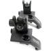 AYIN Tactical Flip Up Iron Sights for Rifle, Rapid Transition Backup Front and Rear Iron Sight, Picatinny Rail and Weaver Rail 45 Degree Offset Sight