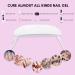 Makartt 8W LED Mini Nail Lamp | UV Nail Dryer with Timer and USB | Gel Nail Polish Light for Travel | White - Buy Online on GoSupps.com