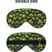 SSIMOO Avocado Pattern Soft Sleep Eye Mask | Breathable Travel Eye Patch for Relaxation | Perfect for Women - Buy Online on GoSupps.com