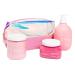 Daily Glow Kit Body Skin Care Set Full-Size Moisturizing Bath Products Whipped Soap & Shave Butter Exfoliating Sugar Body Scrub Softening Pumice Hand Wash (Fruit Smoothie Scent)