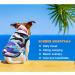 TVMALL 3 Pack Dog T-shirt 1OO% cotton Cat Dog Clothes Camo sports shirts summer mesh breathable Dog Vest fashion coat Pet Beach Wear for Puppy Small Dog and Cat - Free Training whistle garbage bag XL Green/Red/Blue - Buy Online on GoSupps.com