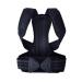 Adjustable Back Posture Corrector Shoulder Lumbar Brace Belt Strap Provides Lumbar Shoulders Support Spine Waist Strap for Boys Girls Children Kids (Color : Black Size : Medium) (Black L (Black X)