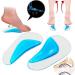 Silicone Gel Arch Support Insoles for Plantar Fasciitis - 2 Pairs for Men & Women - Buy Online on GoSupps.com