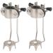 Cane Ice Tip Attachment 2PCS Stainless Steel 5-Prong Cane Tips for Ice crutches padding Non-slip Ice Grip for Winter Walking Sticks Trekking Pole Crutch