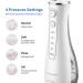 Sawgmore Cordless Water Flosser - Portable Teeth Cleaner with 4 Cleaning Modes and 4 Jet Tips - USB Rechargeable & Waterproof Dental Oral Irrigator - for Travel & Home (White) - Buy Online on GoSupps.com