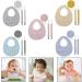 GLASSNOBLE Pacifier Chain Clips Set | Double-Sided Baby Bib & Nipple Holder (Dp030-6#) - International Shipping Available - Buy Online on GoSupps.com