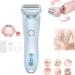 MYNOCK Lumina Shaver 2 in 1 Electric Shaver Razors for Women Lumina Shaver Pro for Private Area Waterproof Electric Razor for Women 2 in 1 Wet And Dry Use Premium Shaver (Blue)