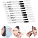 WOONEKY 20 Pcs Lying Silkworm Eyeliner Professional Eyeliner Pencils Makeup Eyeshadow Gel Wooden Pole White - Buy Online on GoSupps.com