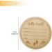 Hello World Wooden Baby Announcement Sign for Nursery Decor | Newborn Welcome Plaque for Baby Shower Photo Prop | Round Birth Sign Board A7CSMP - Buy Online on GoSupps.com