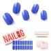 Nailog UV Gel Nail Film - 20 Vegan Self-Adhesive Gel Strips for Long-Lasting Salon Quality Manicure - Violetta - Buy Online on GoSupps.com