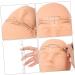 SEWOART 50pcs Shaper Miss Shaping Measuring for up Eyebrow Rulers Permanent 18x5cm Yellow 3 - Buy Online on GoSupps.com