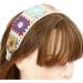 Limtula Floral Knitted Headband for Women Stretch Turban Floral Crocheted Granny-square Ethnic Style Tie Head Wrap Headband Colored flower he - Buy Online on GoSupps.com