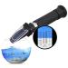 AUTOUTLET Salinity Refractometer for Aquarium Salinity Tester with ATC and Dual Scale 0-100 & 1.000-1.070 Specific Gravity Saltwater Tester for Seawater Pool Fish Tank Blue