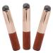 ZJchao 3Pcs Silicone Lip Brush Applicator Soft Jelly Head Hygienic Design and Create Makeup