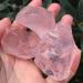 Natural Crystal Rough 3pcs Natural Pink Rose Quartz Crystal Rough Gemstone Specimen - Buy Online on GoSupps.com