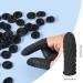200 PCS Disposable Latex Finger Cots - Protective Fingertips Gloves | Anti Static Rubber Fingertip Finger Cots | Industrial Black - Buy Online on GoSupps.com
