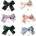 Limtula Cute Flat Clips Hairpin -Style Balletcore Headdress Bunches Accessories Ribbon Cute Headdress Pink - Buy Online on GoSupps.com