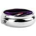 Elegant Purple High Heels Pill Box | Mini Round 3 Compartment Medicine Organizer for Travel & Home - Buy Online on GoSupps.com