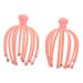 Anneomas 2 STK Head massager Tuben squeezing key Hand massage devices Massage scrapers for the head manual promote massage devices stencil plastic steel wire man