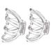 4 Pack Octopus Hair Clips for Thick Long Hair - No Slip Grip (Clear, 8.5 cm) - Buy Online on GoSupps.com