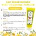 PLEARN Salt Scrub Shower With Turmeric Powder (280g) 9.88 Ounce (Pack of 1) - Buy Online on GoSupps.com