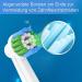 16-Piece Precision Brush Set for Oral-B Electric Toothbrushes - 8 White & 8 Black | Compatible Replacement Heads - Buy Online on GoSupps.com
