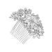 Mikinona Wedding Hair Comb Bride Hair Clip Rhinestone Hair Clip Rhinestone Hair Comb Bridal Headpiece Rhinestone Headpiece Rhinestone Comb Hair Teasing Comb Bridal Hair Clip Comb for Bridal