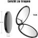 Gospire Portable Pocket Mirror - 4 Inch Ultra Thin Double-Sided Makeup Mirror with 1x/10x Magnification - Compact & Foldable - Perfect for On-the-Go Beauty - Buy Online on GoSupps.com