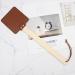Kasituny Hanging Fly Swatter Faux Leather Dual-Sided Tool for Indoor Outdoor Use Lightweight Durable with Smooth Surface Great Home Gift Idea Brown - Buy Online on GoSupps.com