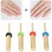 Golden Tungsten Carbide Nail Drill Bits Cylindrical for Comprehensive Nail Care Efficient Manicure - Buy Online on GoSupps.com
