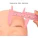 ANKROYU 10PCS Eyebrow Stencil Microblading Ruler Eyebrow Shaping Stencil Ruler Double Scale Sliding Eyebrow Measuring Ruler for Home - Buy Online on GoSupps.com