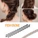 French Hair Styling Clips Set - 3 Pieces Rotary Braiding Tool for Girls & Women - DIY Bun & Hairstyles (Black White Gray) - Buy Online on GoSupps.com