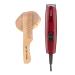 Man Beard Trimmer For Men 0.1lb Precision Grooming With 5-Position Comb Nose & Ear Detail Red Trimmer Bundle With Wooden Comb Mens Grooming Trimmer Corded - Men'S 4-Piece Set (Pack Of 1)