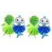 Housoutil 4 Pcs Children's Bath Ball Child Shower Puff Bath Supplies Animal Mesh Sponge Animal Bath Bath Mesh Pouf Portable Bath Ball Body Loofah Soft Polyethylene Newborn
