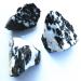 Natural Crystal Rough Natural Crystal Rough 1pc Natural Zebrastone Specimen Home Fish Tank Decoration 3-5cm Black