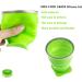 Collapsible Silicone Cup for Travel and Outdoor Activities - Portable and Reusable Green Folding Mug - Buy Online on GoSupps.com