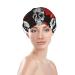 Halloween Skull Printed Waterproof Shower Cap - Fits All Head Sizes and Hair Textures for Women - Buy Online on GoSupps.com