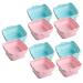 Mipcase 10 Pcs Cleanser of Makeup Brush Makeup Brush Cleaners Puff Drying Net Silicone Cleaning Tool Makeup Cleaning Bowl Brush Cleaner Pad Miss Wash Bowl Silica Gel Make up