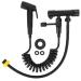 Toilet Bidet G1/2 Bidet Sprayer Handheld Toilet Diaper Sprayer Attachment Bathroom Accessories Black