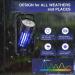 Bug Zapper for Outdoor Indoor 4200V 15W UV Mosquito Killer Lamp Waterproof Electronic Mosquito Zapper Fly Catcher Fly Traps Fly Zapper Insect Killer Mosquito Trap for Kitchen Balcony Patio Camping - Buy Online on GoSupps.com