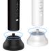 Areas Electric Toothbrush Double Pack - 2 Handpieces 2 Travel Cases 5 Modes & 10 Replacement Heads (White & Black) - International Shipping Available - Buy Online on GoSupps.com